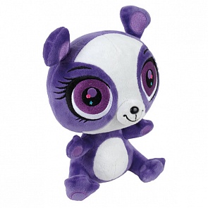 Мягкая игрушка Панда из мультфильма «Littlest Pet Shop», 16 см., озвученная с русским чипом (Мульти Пульти, V27713/16sim)